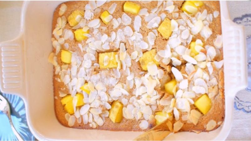 Pastel de Mango, receta con historia